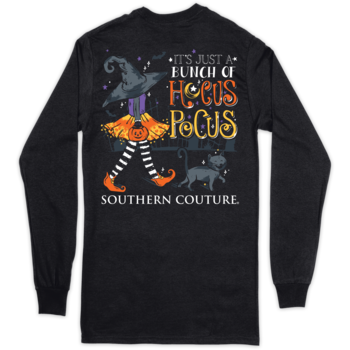 Southern Couture - Classic LS Tee - Hocus Pocus Black