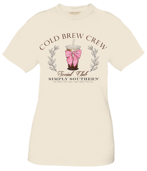 Simply Southern SS Tee - Cold Brew Wisp