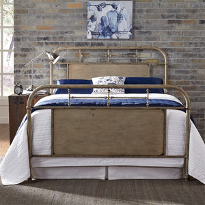 White - Metal Bed