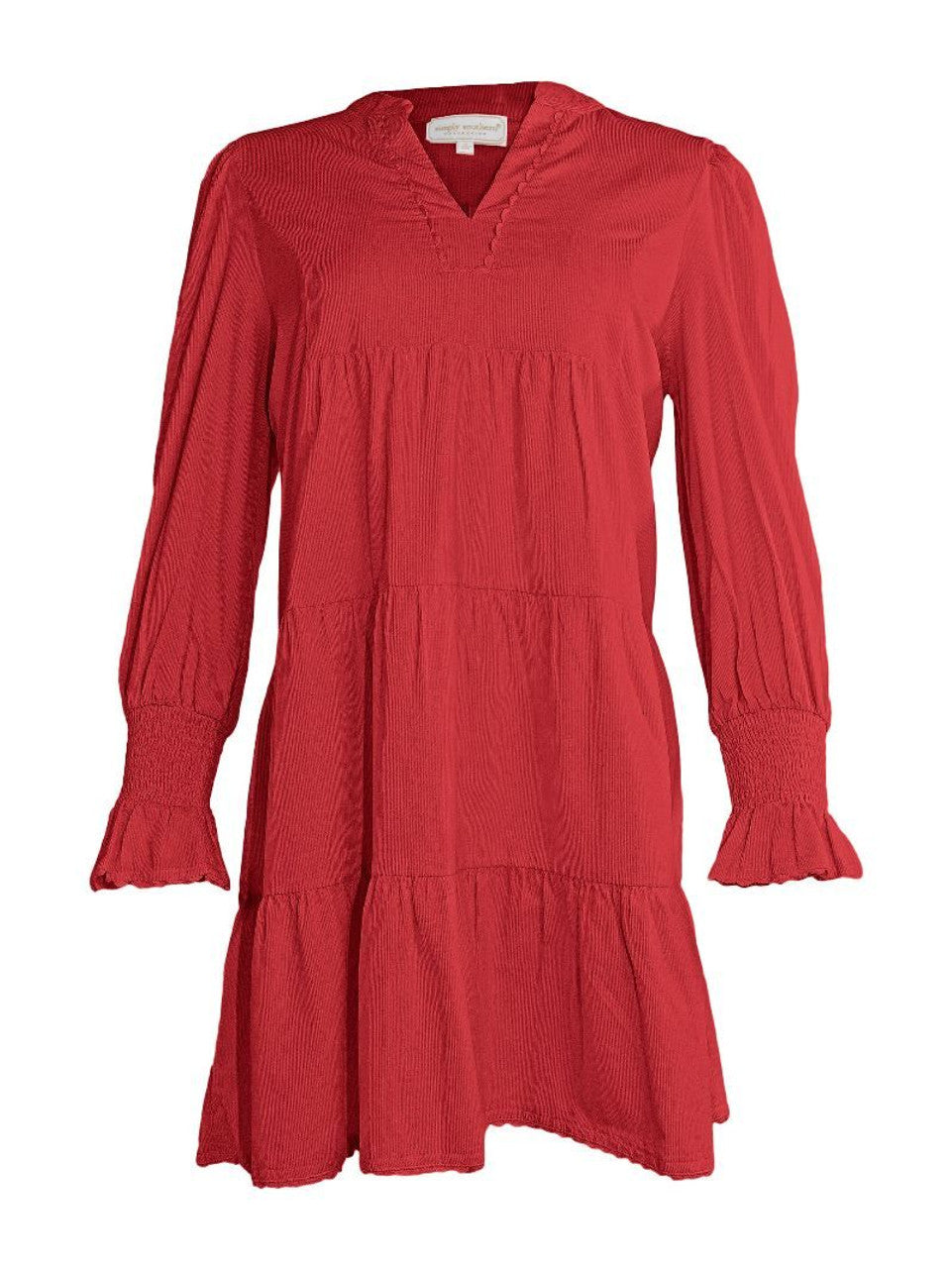 Simply Southern Red Corduroy Dress Kimco for the Home Simply Southern Red Corduroy Dress Kimco for the Home