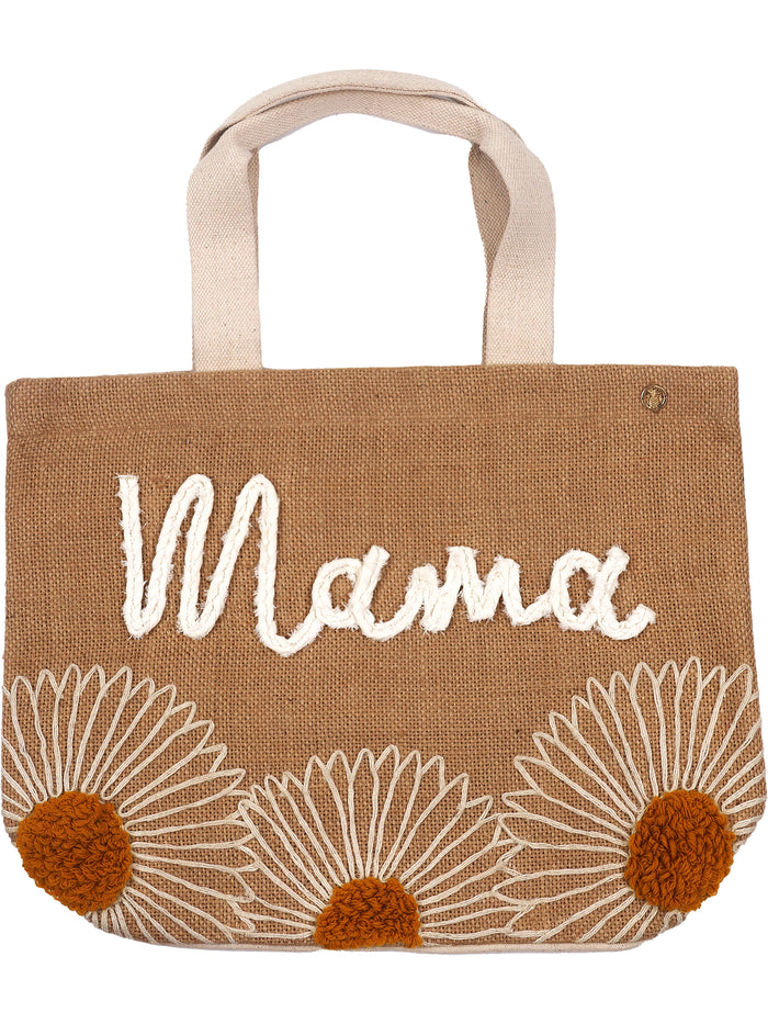 SS Embroidered Tote - Mama
