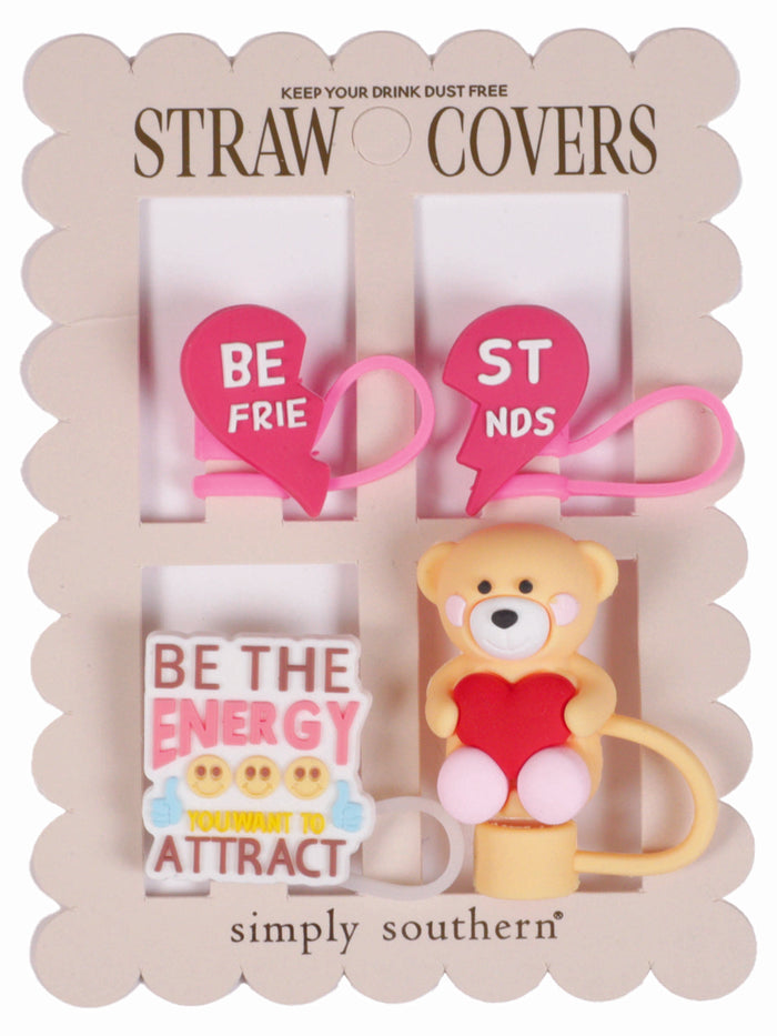 Simply Southern Straw Cover Pack - Best Friend