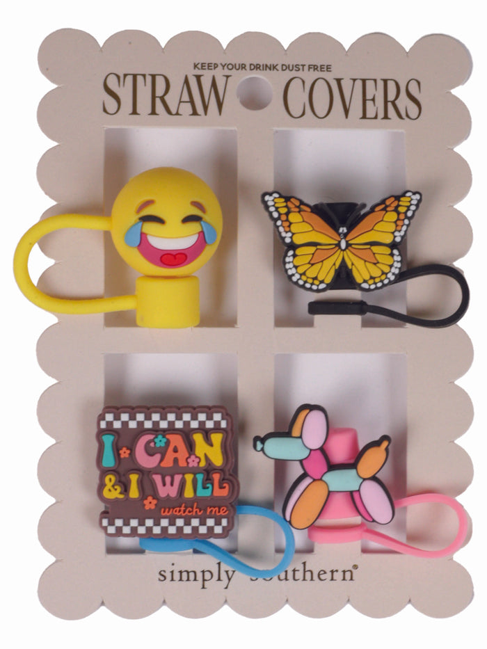 Simply Southern Straw Cover Pack - Butterfly