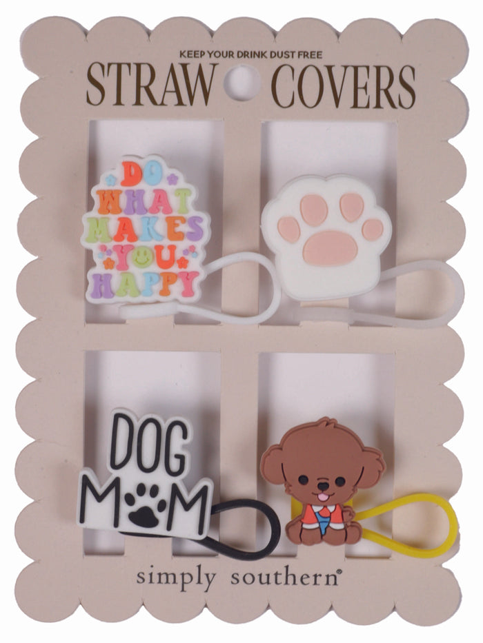 Simply Southern Straw Cover Pack - Paw Print