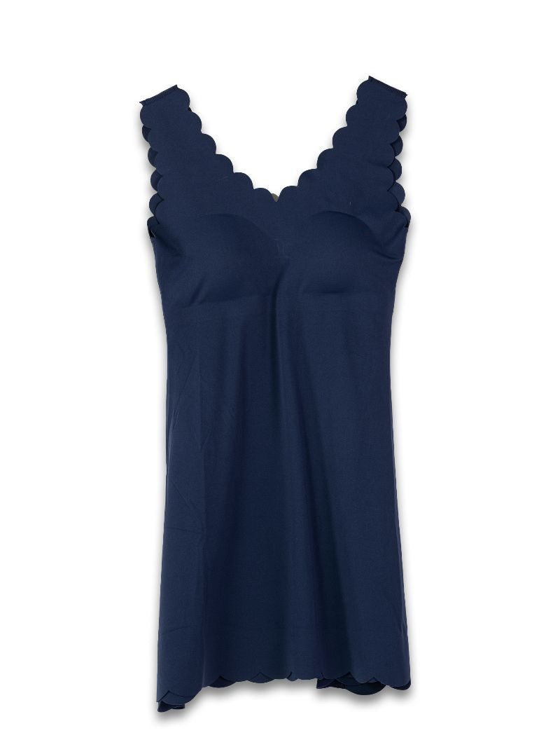 Simply Southern Sport Scalloped Navy Dress – Kimco for the Home