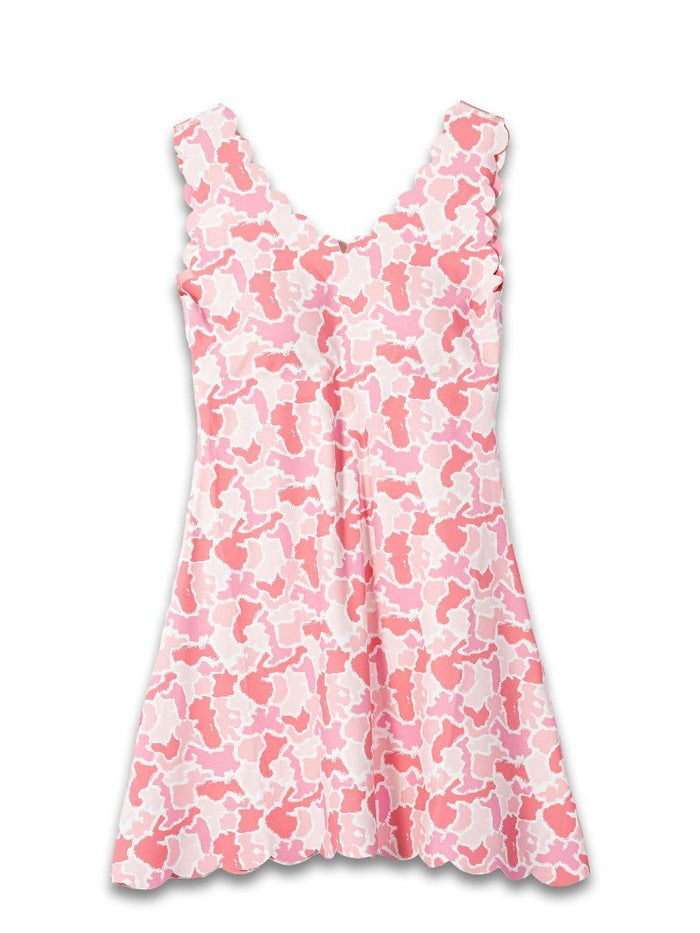 Simply Southern Sport Scalloped Pink Camo Dress – Kimco for the Home