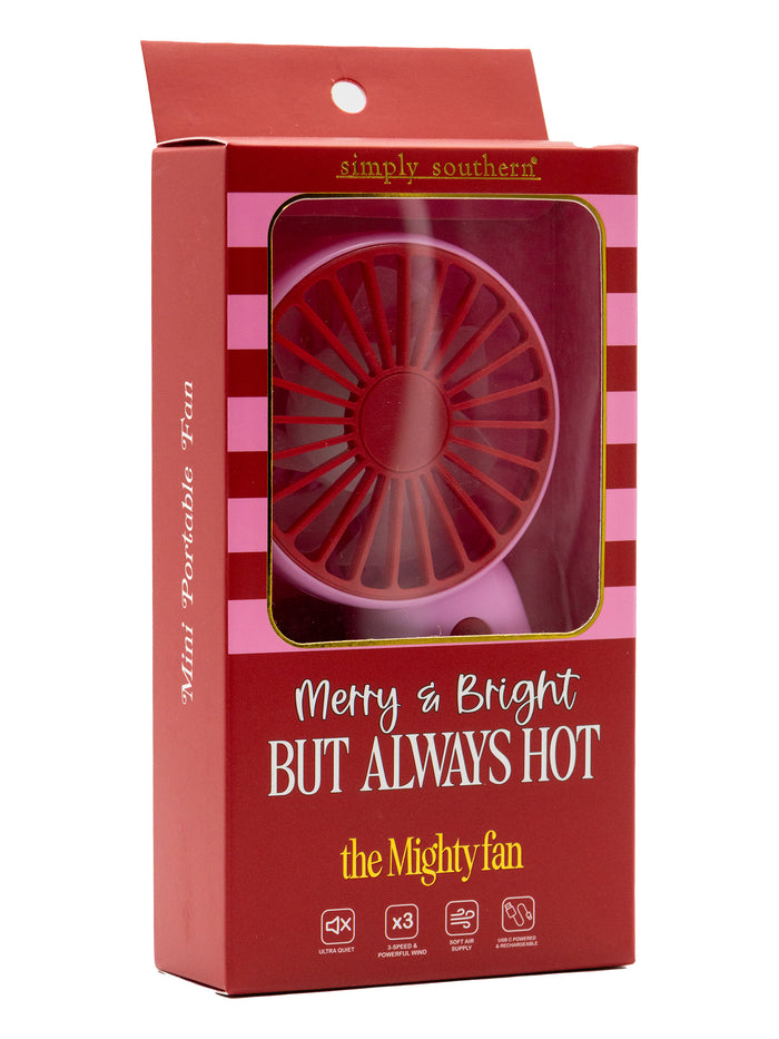 Simply Southern Fan - Holiday Red