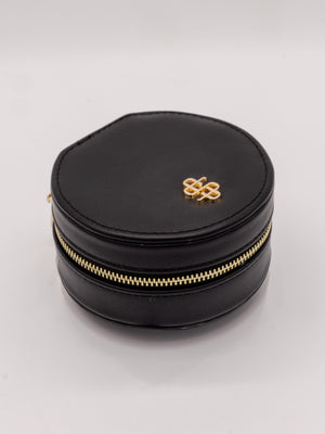 SS Leather Jewelry Box - Miami Black