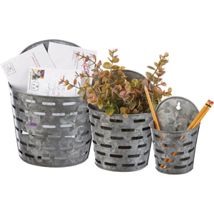 Metal Wall Bucket - Small