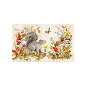 Mat Insert - Fall Squirrel