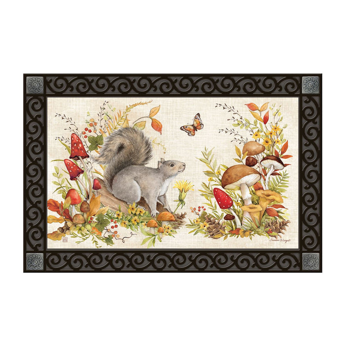 Mat Insert - Fall Squirrel