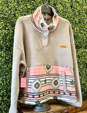 Simply Southern Pullover-Aztec
