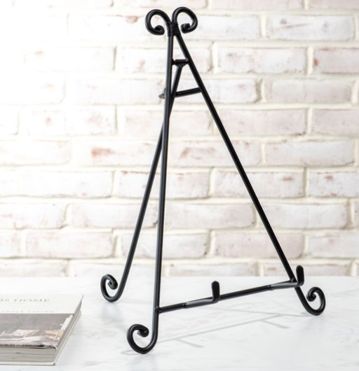 18" Black Triangle Back Easel