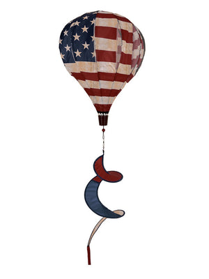 Hot Air Balloon-Tea Stained American