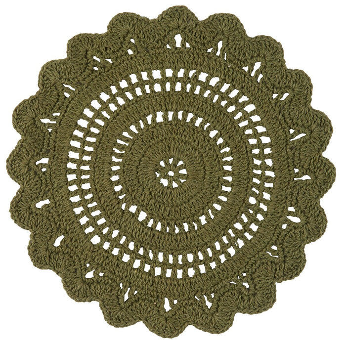 Trivet - Addison Matcha Green Crochet