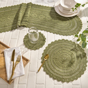 Trivet - Addison Matcha Green Crochet