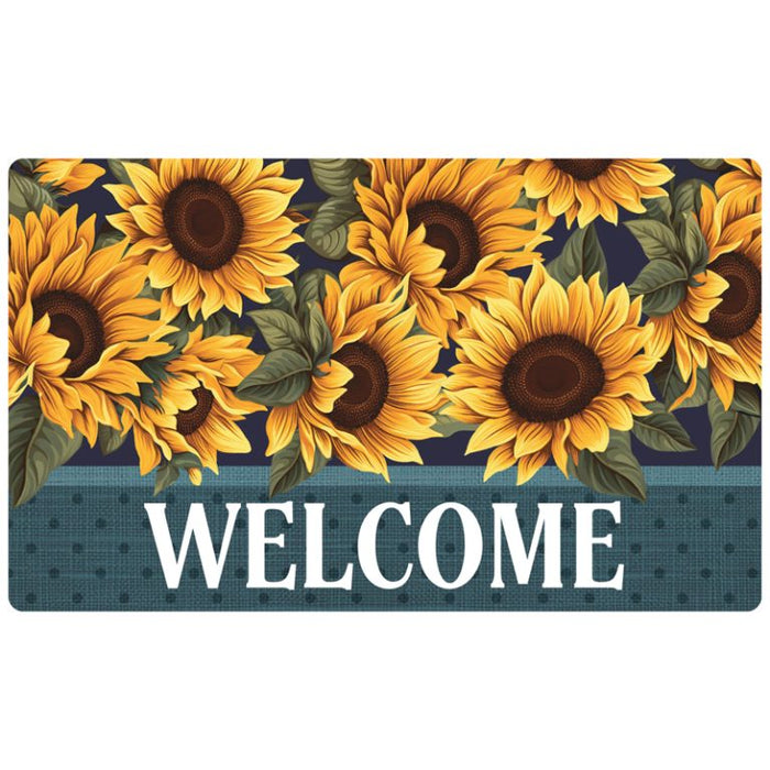 Mat Insert - Welcome Sunflower