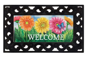 Mini Mat Insert - Gerbera Welcome