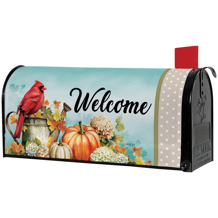 Mailbox Cover - Harvest Cardinal