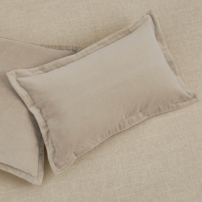 Velvet Pillow Stone 20x12