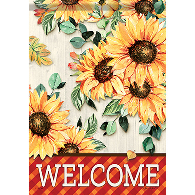 Garden Flag - Sunflower Cluster