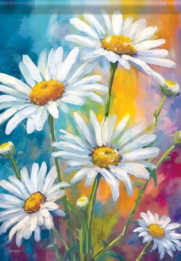 Garden Flag - Daisies Splash