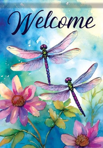 Standard Flag - Dragonfly Splash