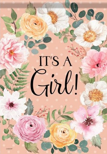 Garden Flag - It's A Girl