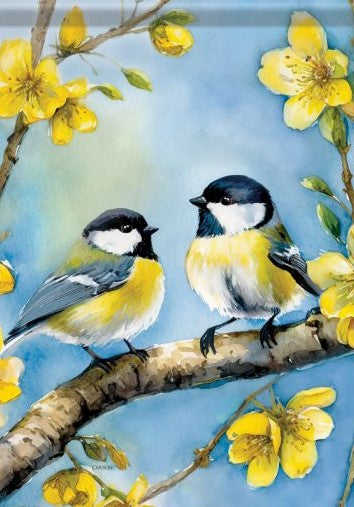 Standard Flag - Golden Chickadee