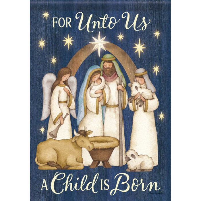 Garden Flag - Nativity