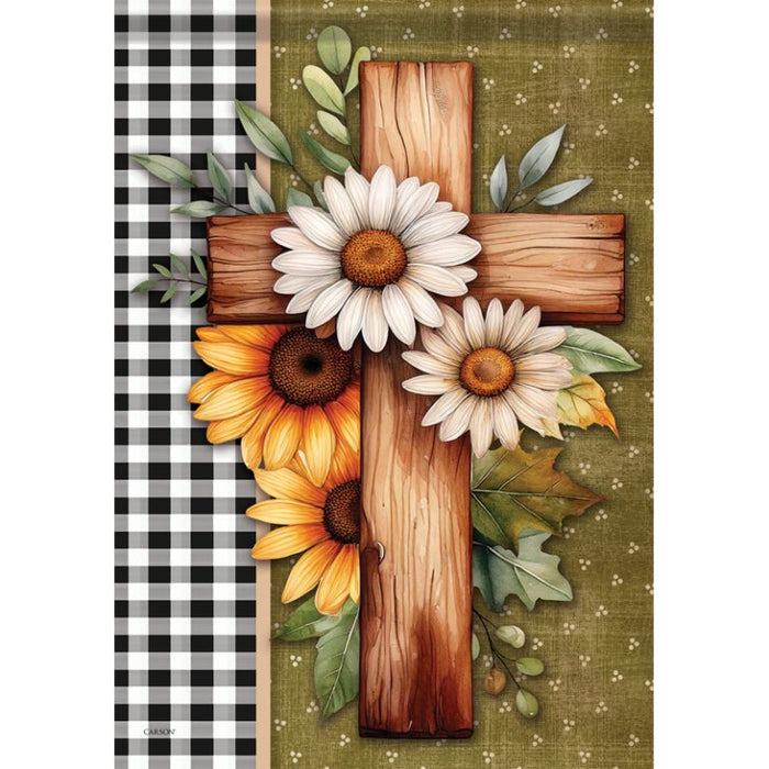 Garden Flag - Fall Cross