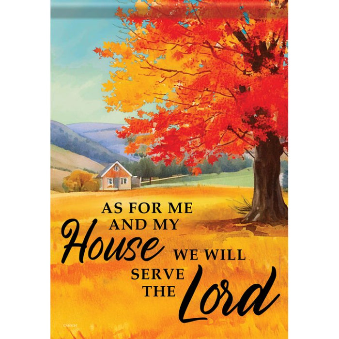 Garden Flag - Serve the Lord