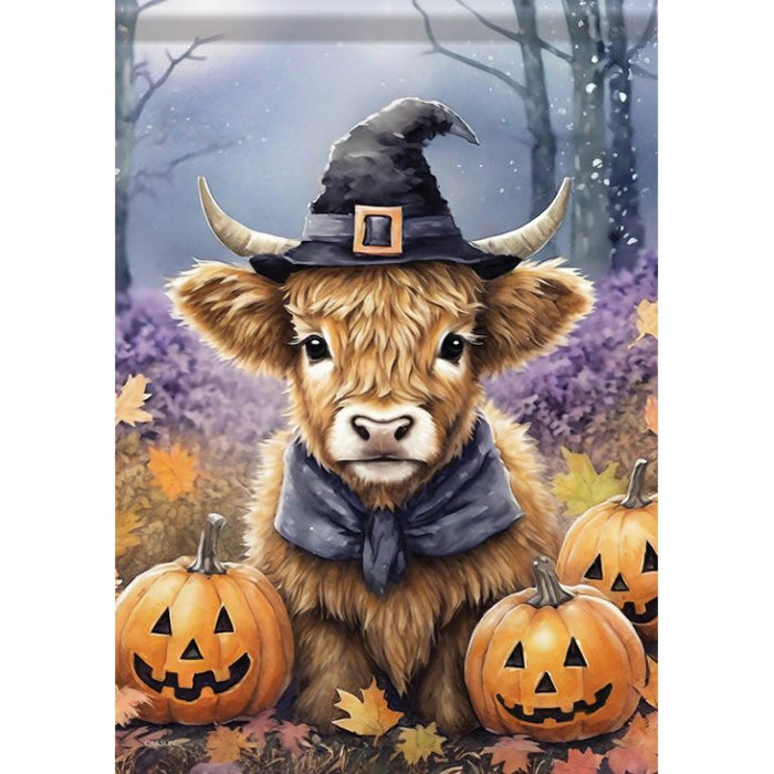 Garden Flag - Pumpkin Longhorn