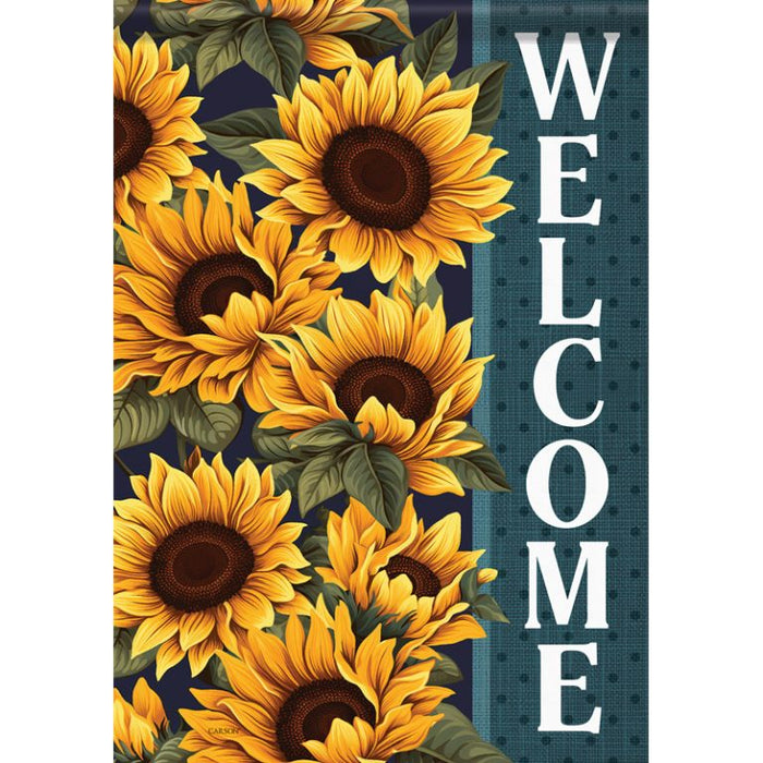 Standard Flag - Welcome Sunflower