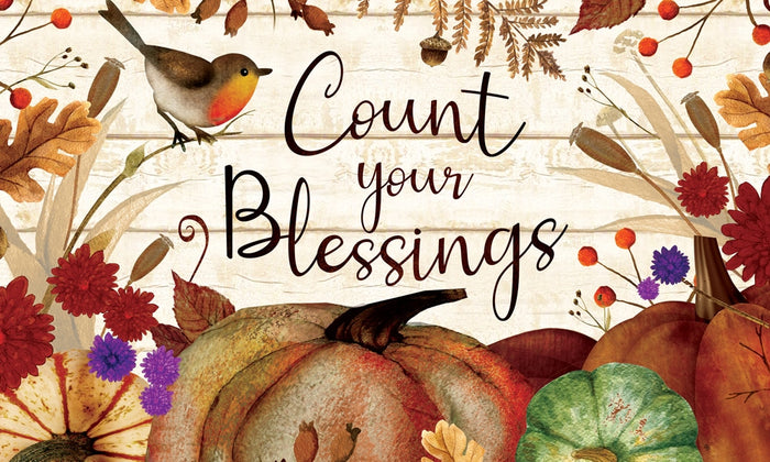 Mat Insert - Count Your Blessings