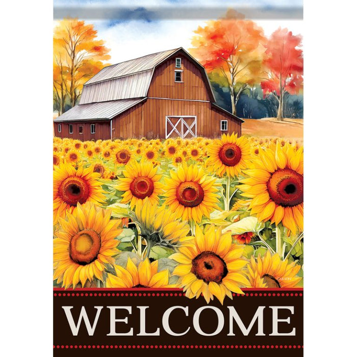 Standard Flag - Sunflower Field
