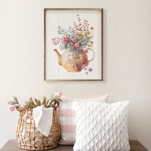 Spring Garden Yellow Wall Art