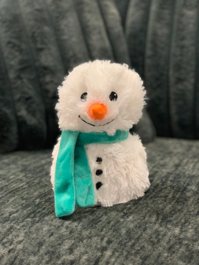 Warmies - Green Scarf Snowman Junior