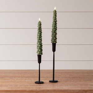 LED Christmas Tree Taper Candle