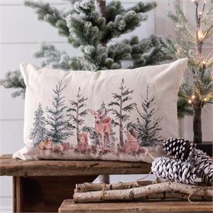 Lumbar Pillow Winter Animals