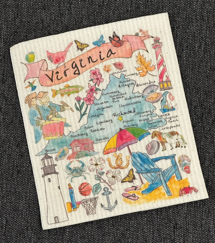 Virginia Swedish Dishcloth