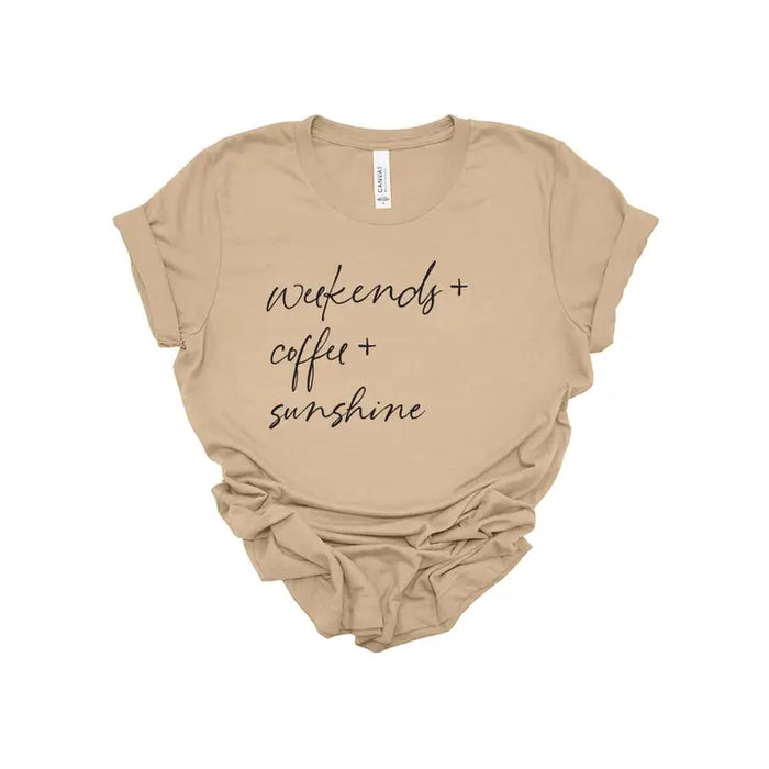 Weekends Coffee Tee