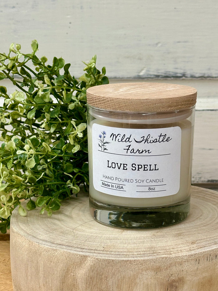 8oz Soy Candle-Love Spell
