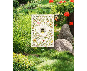 Garden Flag - Bee Spring
