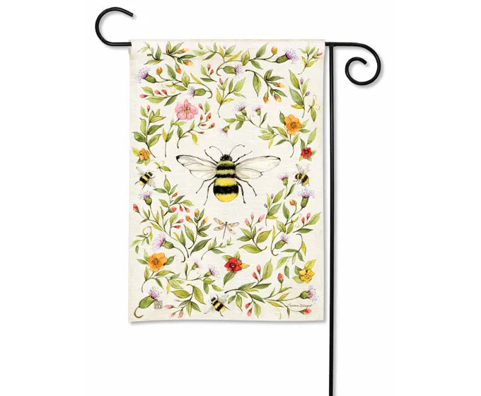 Garden Flag - Bee Spring