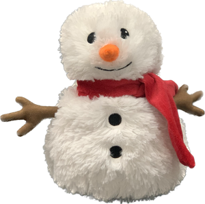 Warmies - Red Scarf Snowman