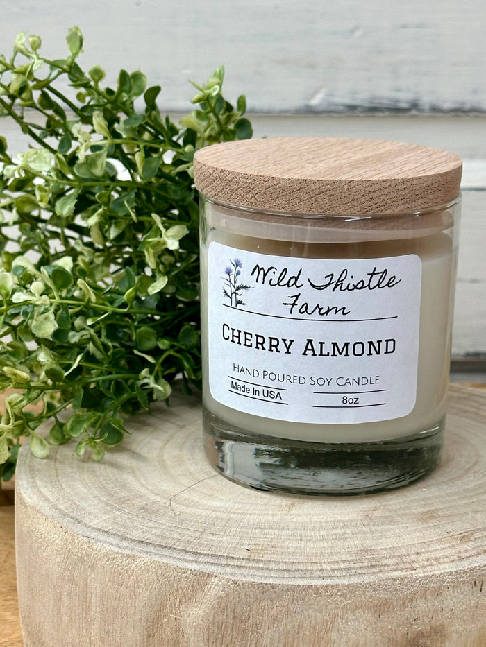 8oz Soy Candle-Cherry Almond