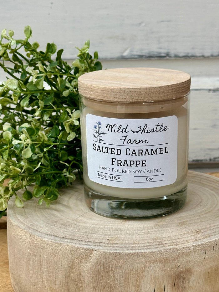 8oz Soy Candle-Salted Caramel Frappe