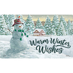 Mat Insert - Happy Snowman
