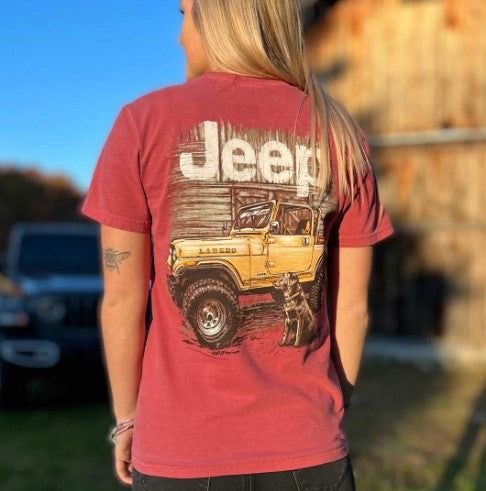 【Jeep】Patch pocket short sleeve t-shirt R6500 Jeep - Flex T-Shirt – JEDCo